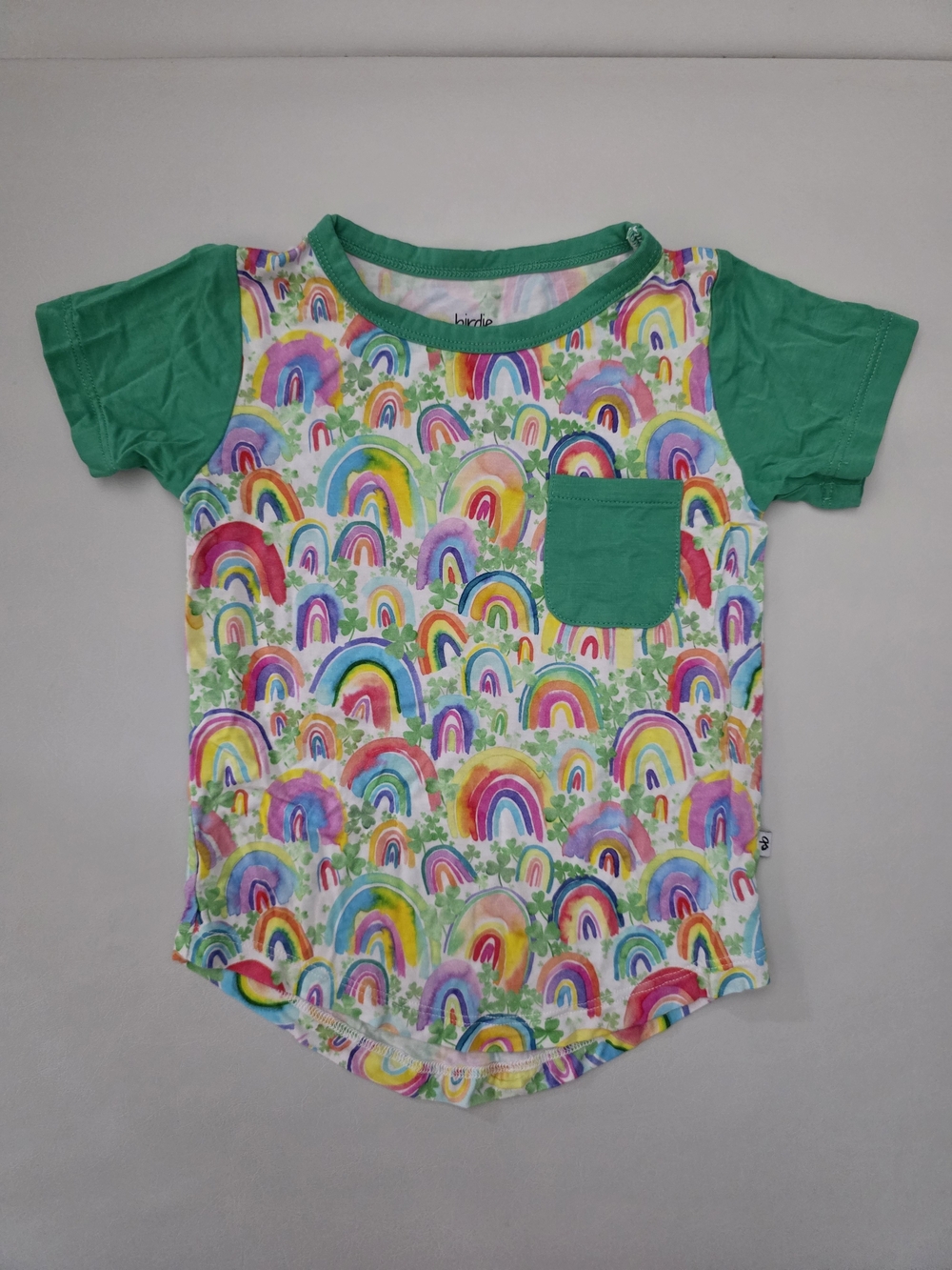 (VGUC) Birdie Bean Riley Bamboo Viscose Pocket Short Sleeve T-Shirt Size 18-24M